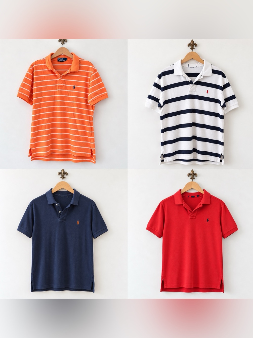 Polo Ralph Lauren Men’s Polo Shirt Bundle Size Large – 4 Shirts